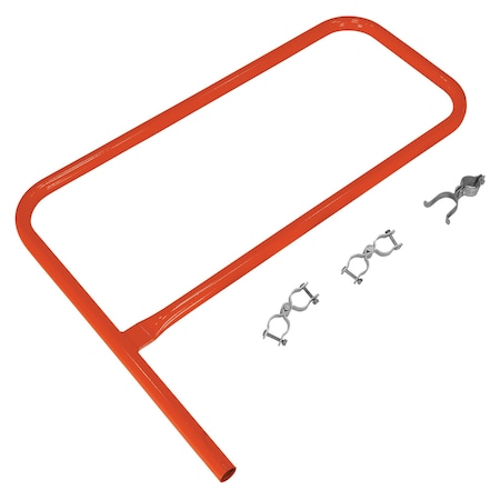 Vestil ORANGE PIPE SAFETY RAILING GATE-P SHAPED 36X36 VDKR-G3-OR